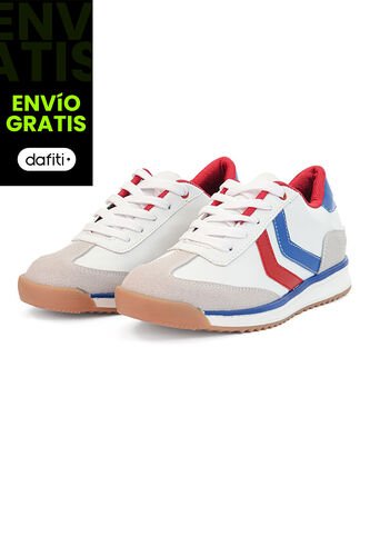 Tenis Hombre Ocai Lucca Blanco X Azul Ocai