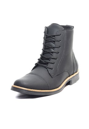 Bota Hombre Cuero Negro OCAi Frank