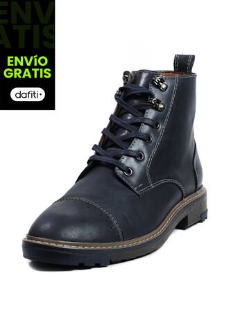 Bota Cuero Hombre Azul Oscuro Ocai Reinier Ocai