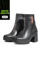 Botines En Cuero Mujer Negro Ocai Isabela de Ocai