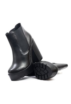 Bota Mujer Cuero Negro OCAi Renata