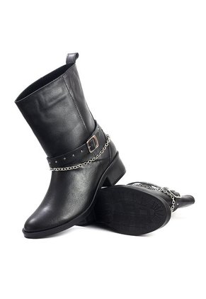 Bota Mujer Cuero Negro OCAi Nicole