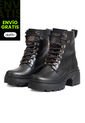 Bota En Cuero Mujer Negro Ocai Hadara de Ocai