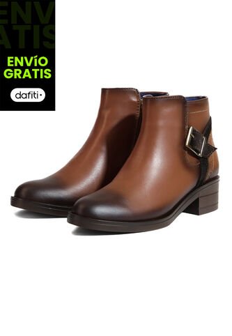 Botines Cuero Mujer Café Ocai Dakota Ocai