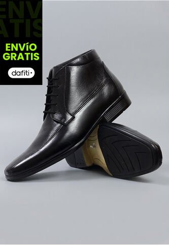 Bota Cuero Hombre Negro Ocai Lusso Ocai
