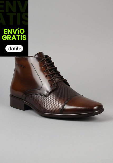 Bota Cuero Hombre Café Ocai Stark