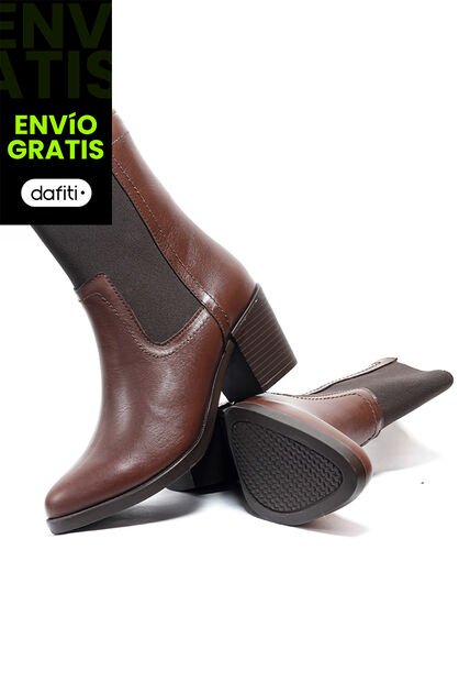 Bota Mujer Cuero Coñac OCAi MA0125