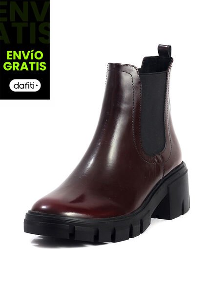 Bota Mujer Cuero Vino OCAi Eliza