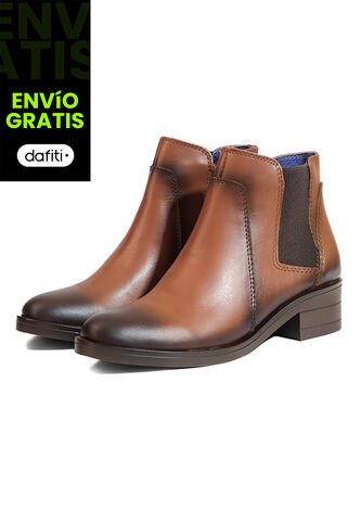 Botines Cuero Mujer Café Ocai Beth Ocai