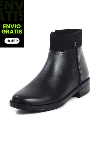 Botines Mujer Cuero Negro Ocai J02 Ocai