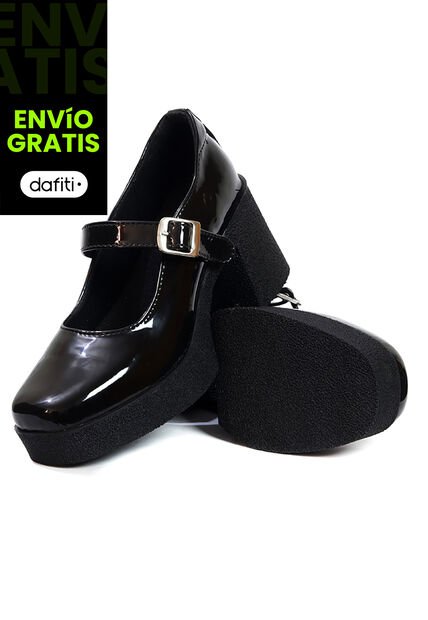 Zapatos De Tacón Mafalda Negro Ocai Ginebra 002