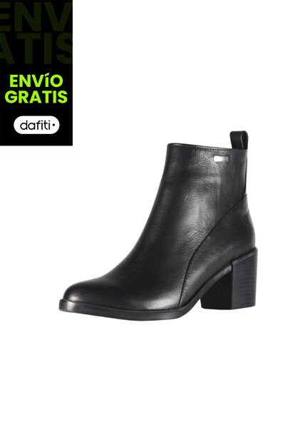 Botines Cuero Mujer Negro Ocai Gala 001