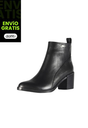 Botines Cuero Mujer Negro Ocai Gala 001