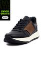 Tenis Cuero Hombre Negro Por Miel Ocai Ivan 003 de Ocai