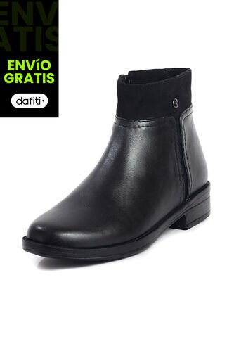 Botines Mujer Cuero Negro Ocai J02 Ocai
