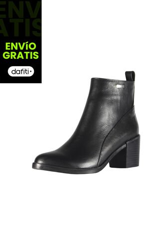 Botines Cuero Mujer Negro Ocai Gala 001 Ocai