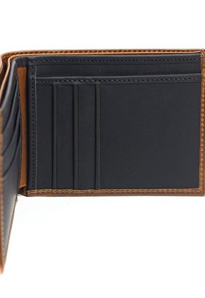 Billetera Cuero Para Hombre Miel MCND01