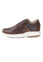 Tenis Cuero Premium Runner Hombre Café Habano Ocai T203 de Ocai