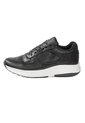 Tenis Cuero Premium Urbanos Hombre Negro Total Ocai T205 de Ocai