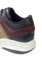 Tenis Cuero Premium Runner Hombre Negro Multicolor Ocai T204 de Ocai