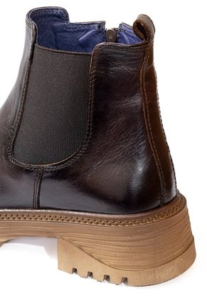 Botas Chelsea Cuero Premium Hombre Café Chocolate Ocai B201