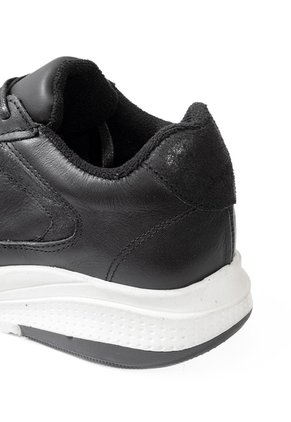 Tenis Cuero Premium Urbanos Hombre Negro Total Ocai T205