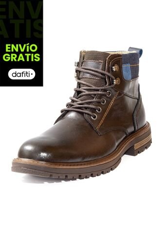 Botas Casuales Cuero Genuino Hombre Café Tabaco Ocai B106 Ocai