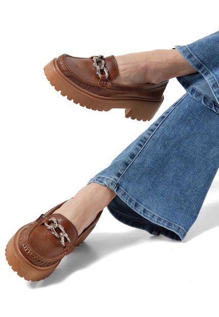 Mocasines Cuero Miel Ocai Amber 001