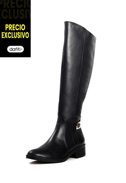 Bota Mujer Cuero Negro Ocai Lore 001-2