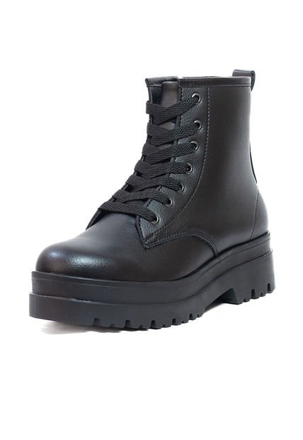 Bota Casual Cuero Negro Ocai Andra