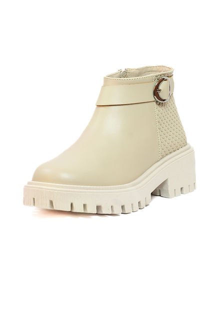 Bota Niña Casual Beige Ocai Alice
