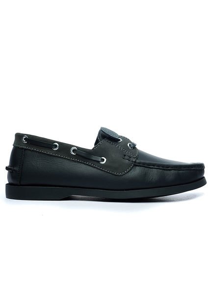 Zapato Apache Cuero Negro Ocai