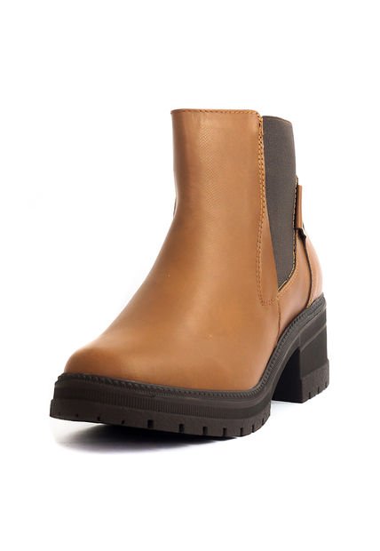 Bota Casual Cuero Miel Ocai Laurent