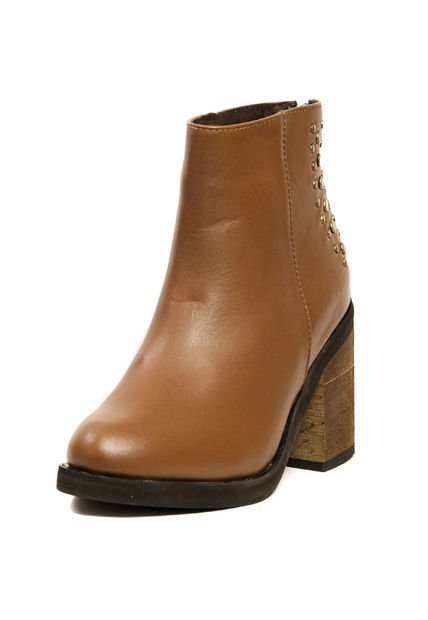 Bota Casual Cuero Miel Ocai Runway
