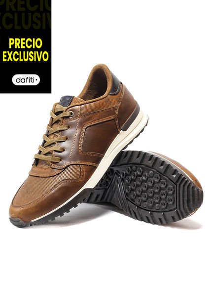 Zapatos Cuero Hombre Miel OCAi Oliver