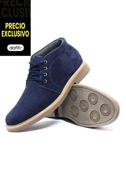 Zapatos Cuero Hombre Azul OCAi Victor