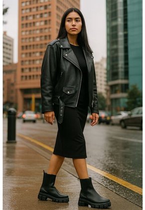 Bota Mujer Negro Ocai Mara 002 MA