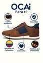 Tenis Cuero Hombre Ocai Iván 001 Miel de Ocai