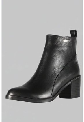 Botines Cuero Mujer Negro Ocai Gala 001