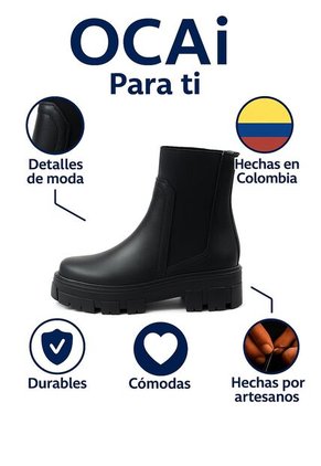 Bota Mujer Negro Ocai Mara 002 MA