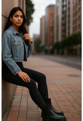 Bota Mujer Negro Ocai Mara 002 MA