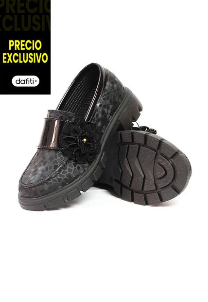 Mocasines Niña Negro Ocai MN005