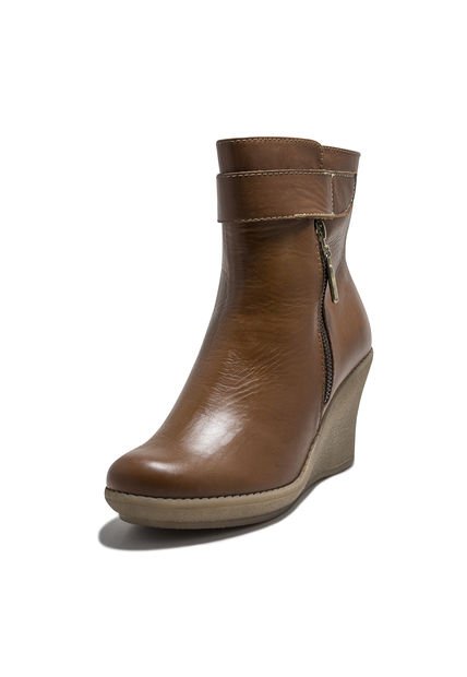 Botín Casual Para Mujer Miel Ocai Keyla