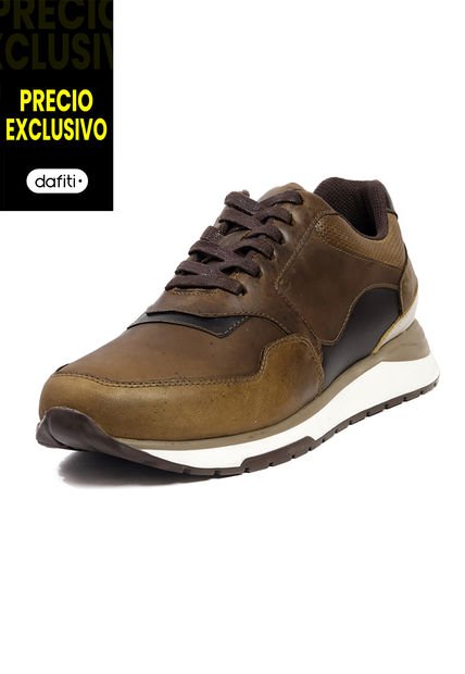 Tenis Cuero Hombre Tierra Ocai Atlanta 001