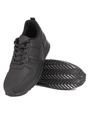 Tenis Cuero Negro Ocai Ivan Black