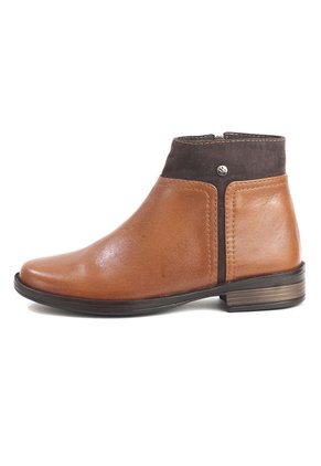 Botines Mujer Cuero Miel Ocai J02