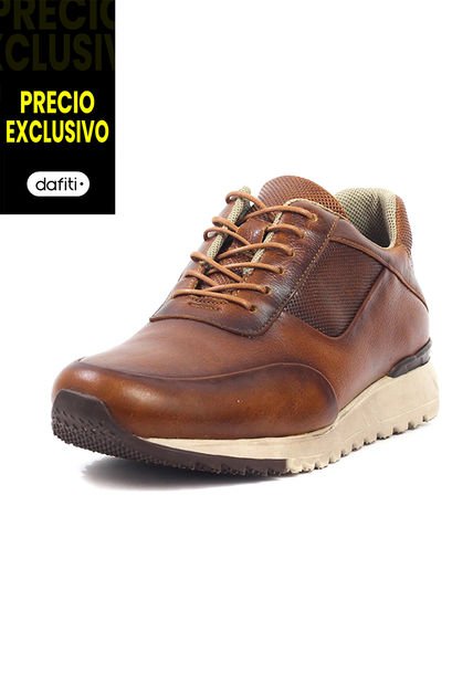 Tenis Cuero Hombre Miel Ocai Forlán