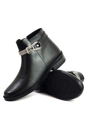 Botines Mujer Cuero Negro Ocai J05