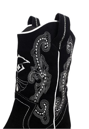 Botas Cuero Texanas Negro Ocai Tijuana