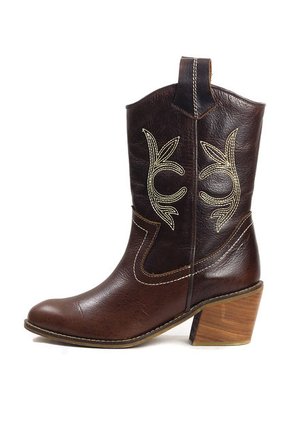 Botas Cuero Texanas Café Ocai Dallas